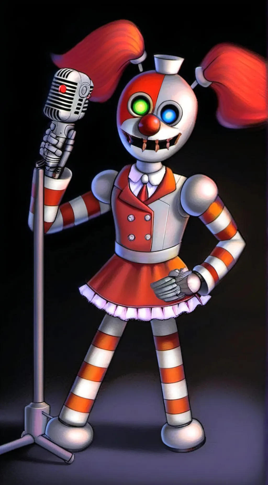ai character: Luna background