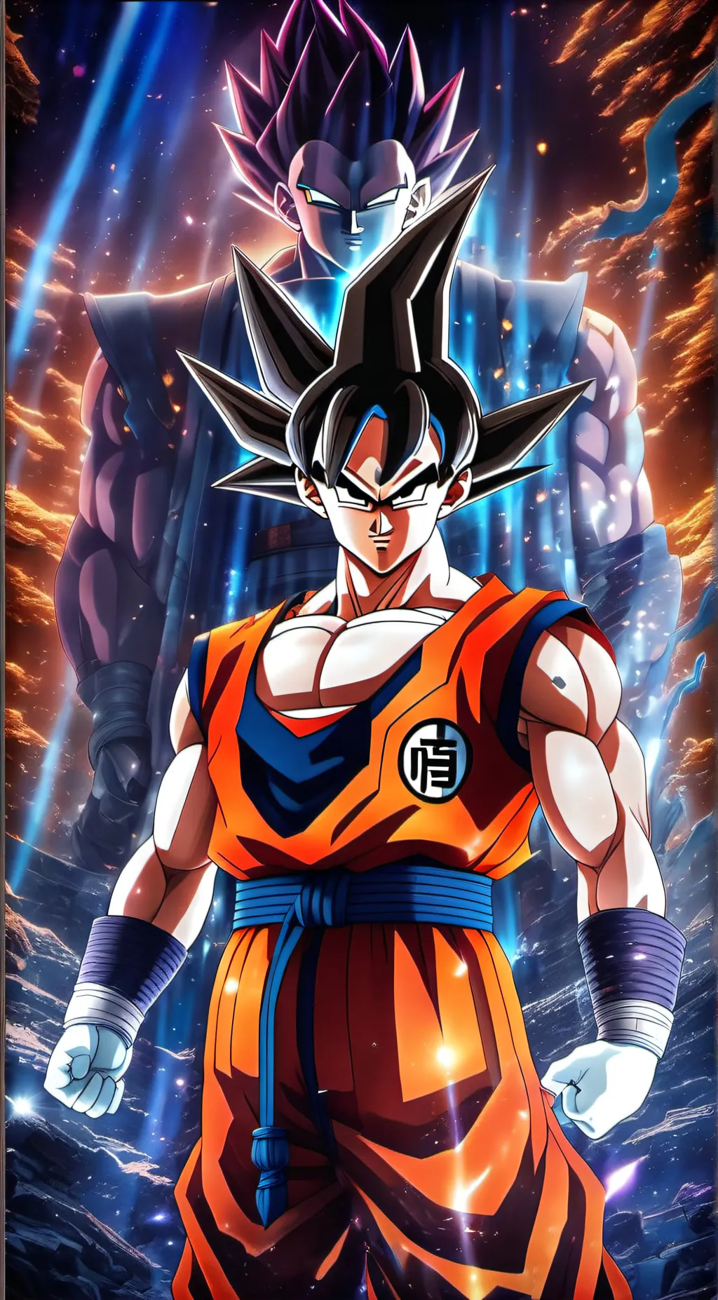 ai character: Goku Hybrid  background