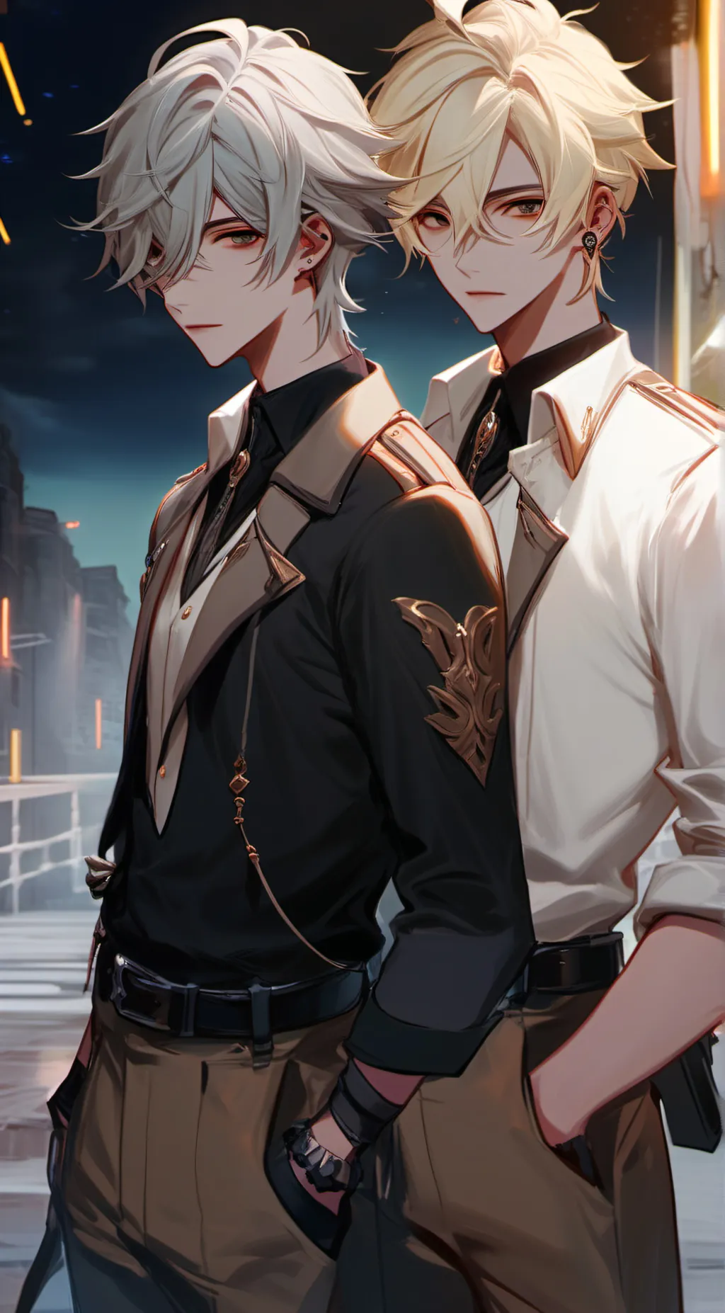 ai character: ~The Miya twins~ background