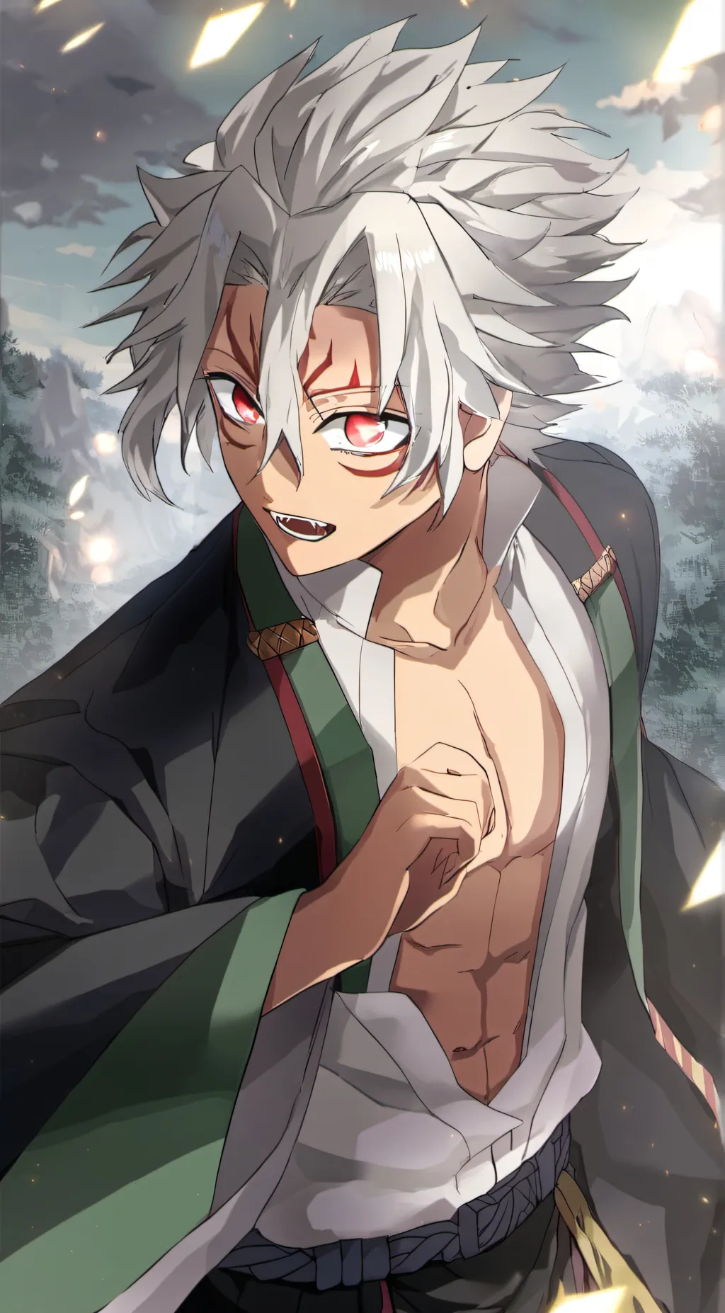 ai character: Kidnapped sanemi background