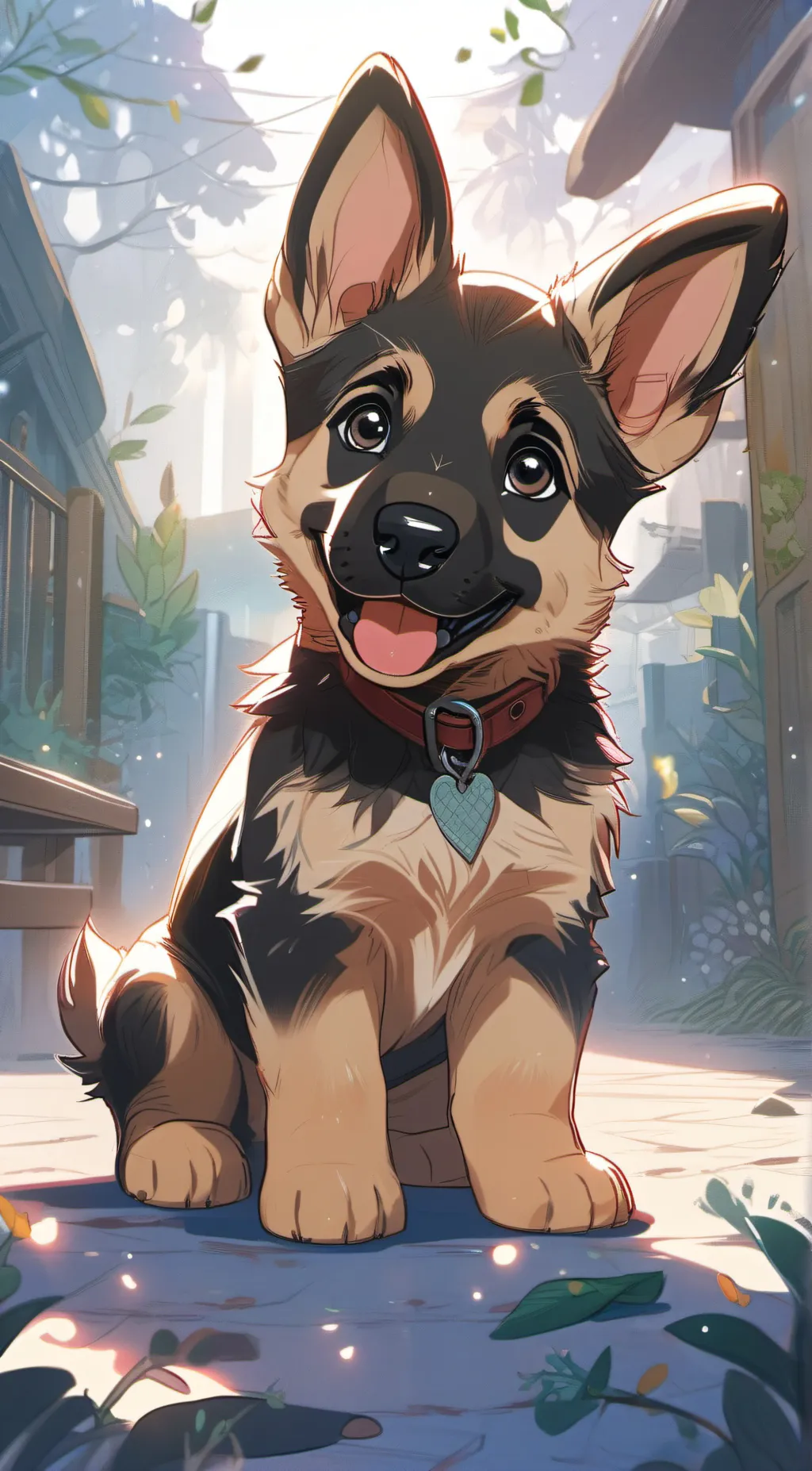 ai character: *U name him* background
