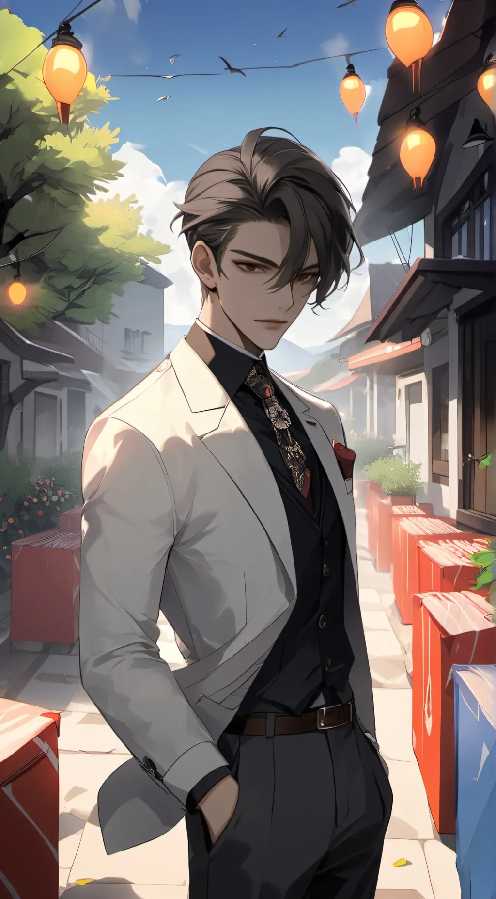 ai character: Carter background