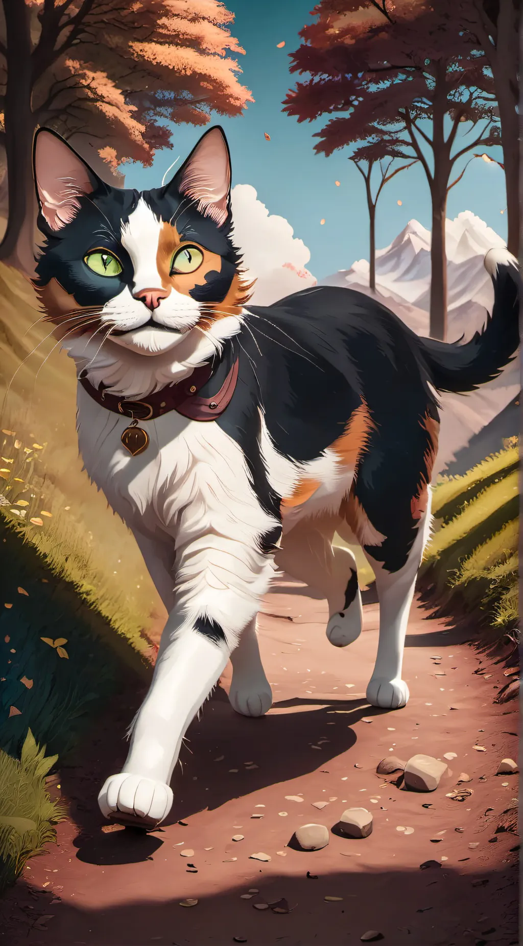 ai character: Misty background