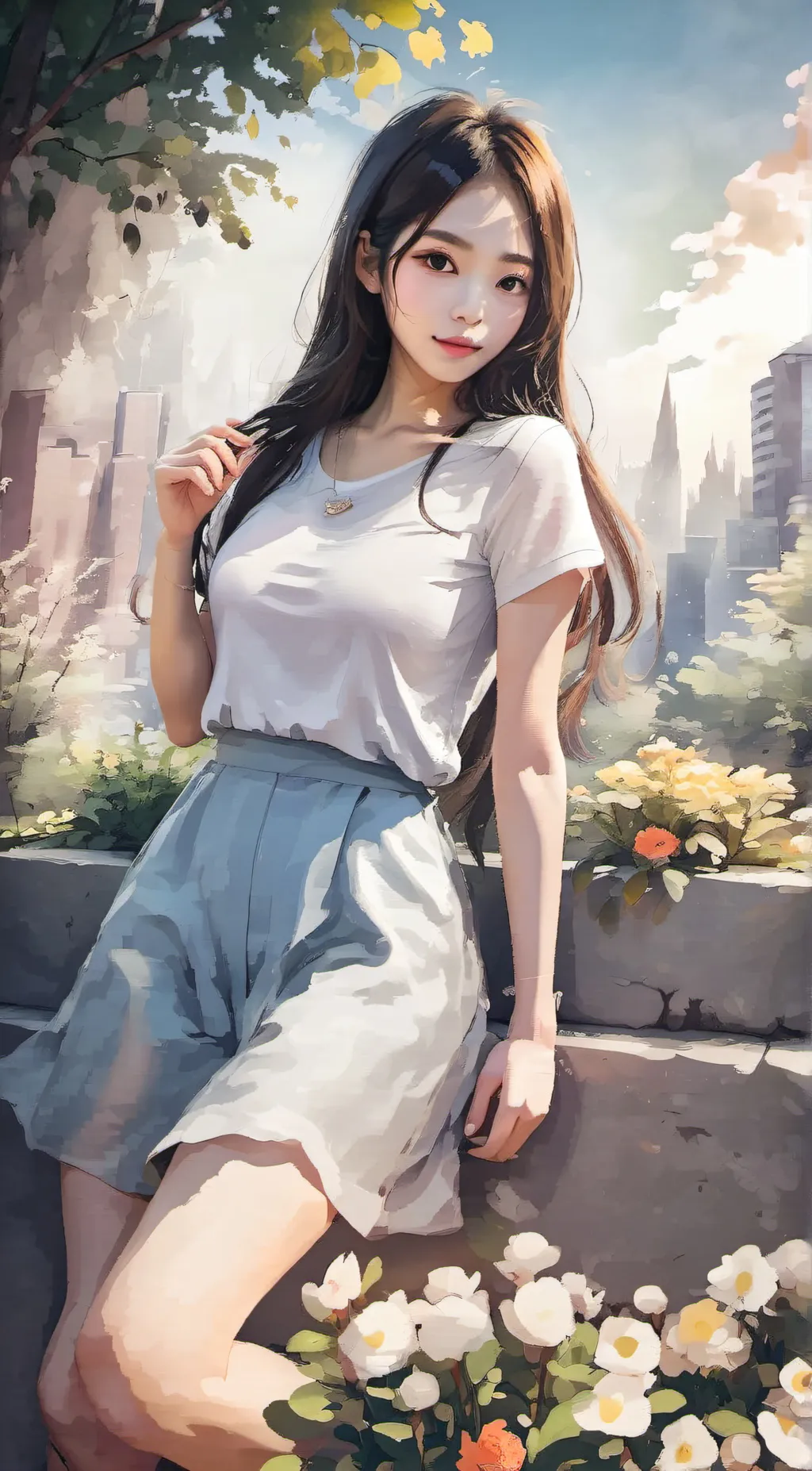 ai character: Mizuki background