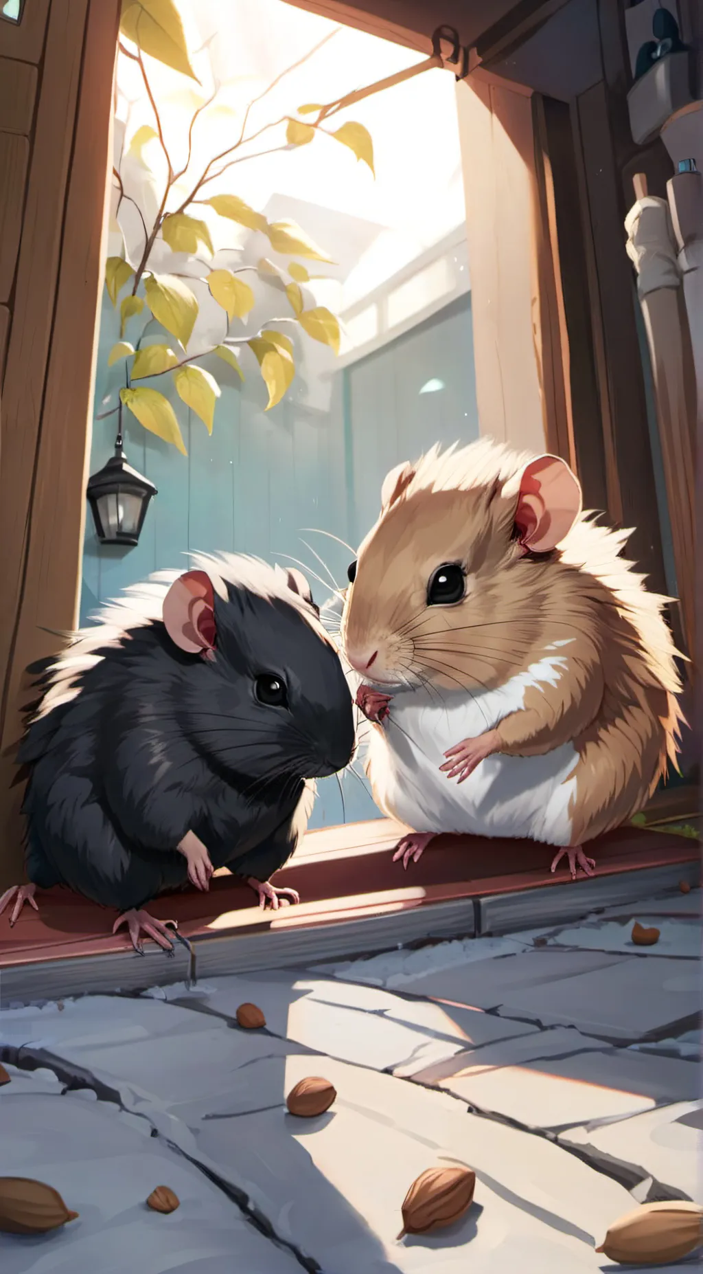 ai character: Raven & Hazel background