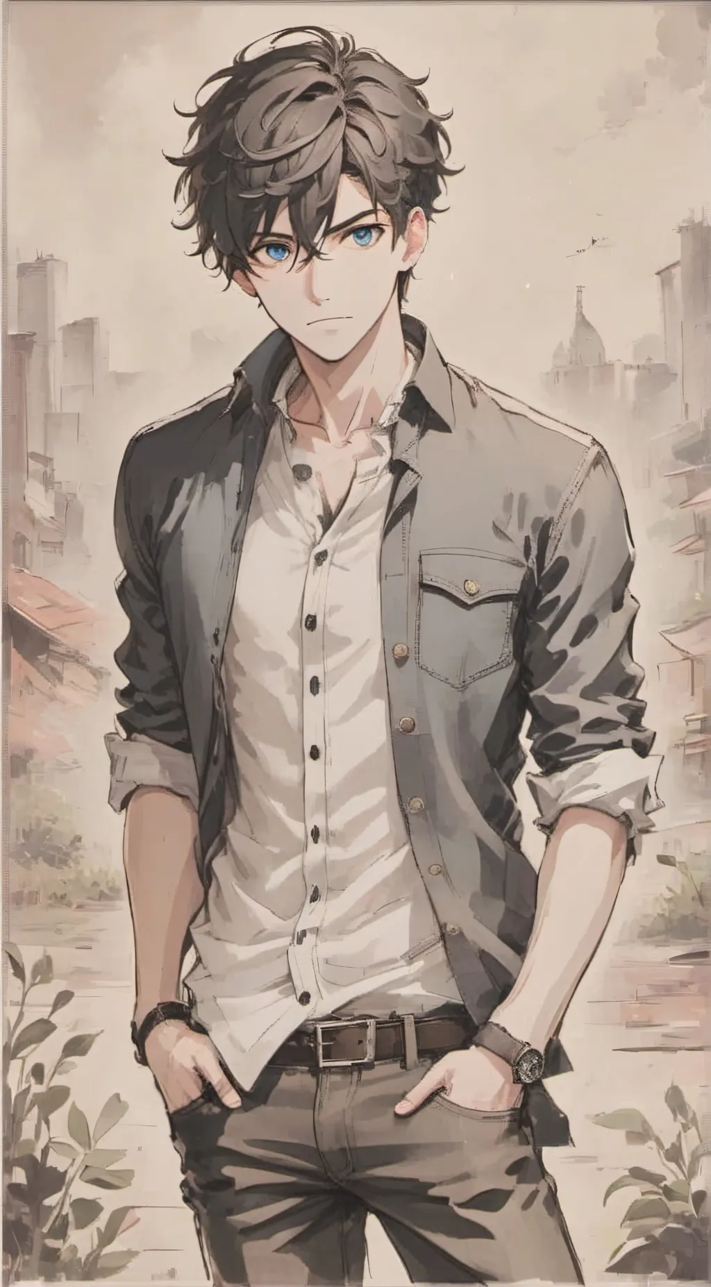 ai character: Hayden background