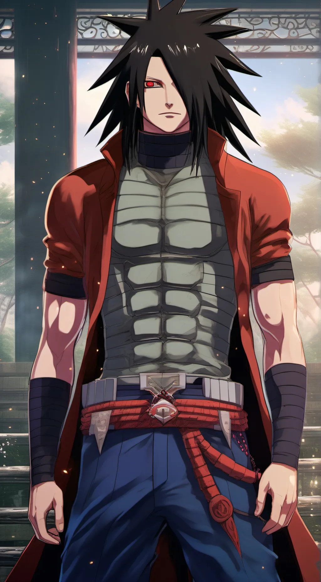 ai character: Madara Uchiha background