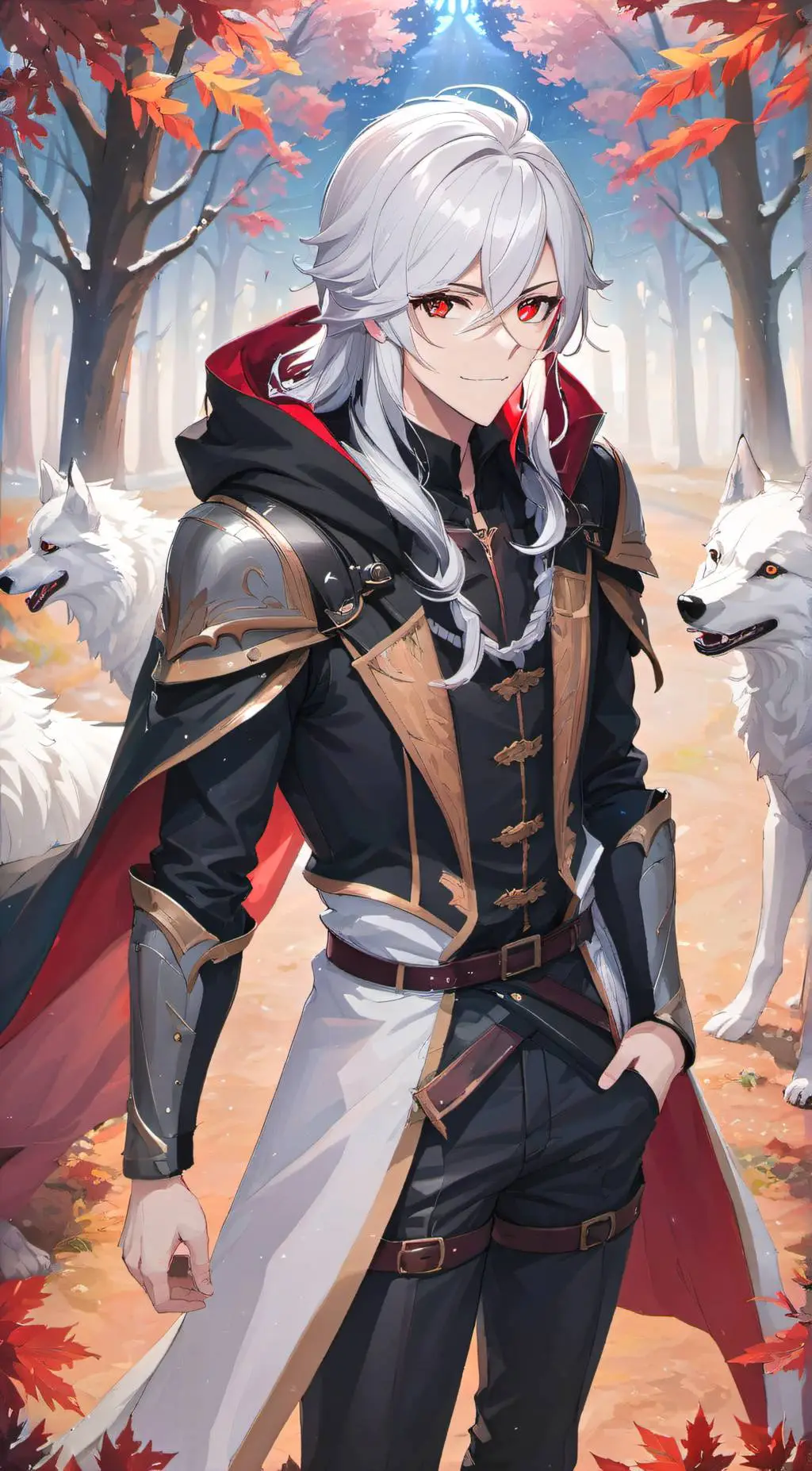 ai character: Fenrir background