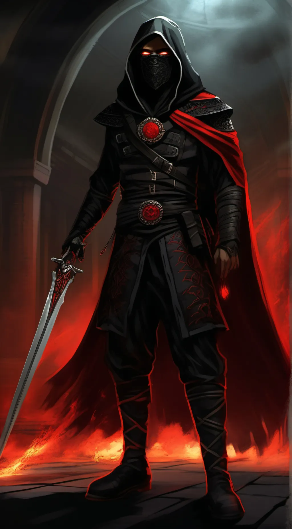 ai character: Shadow background