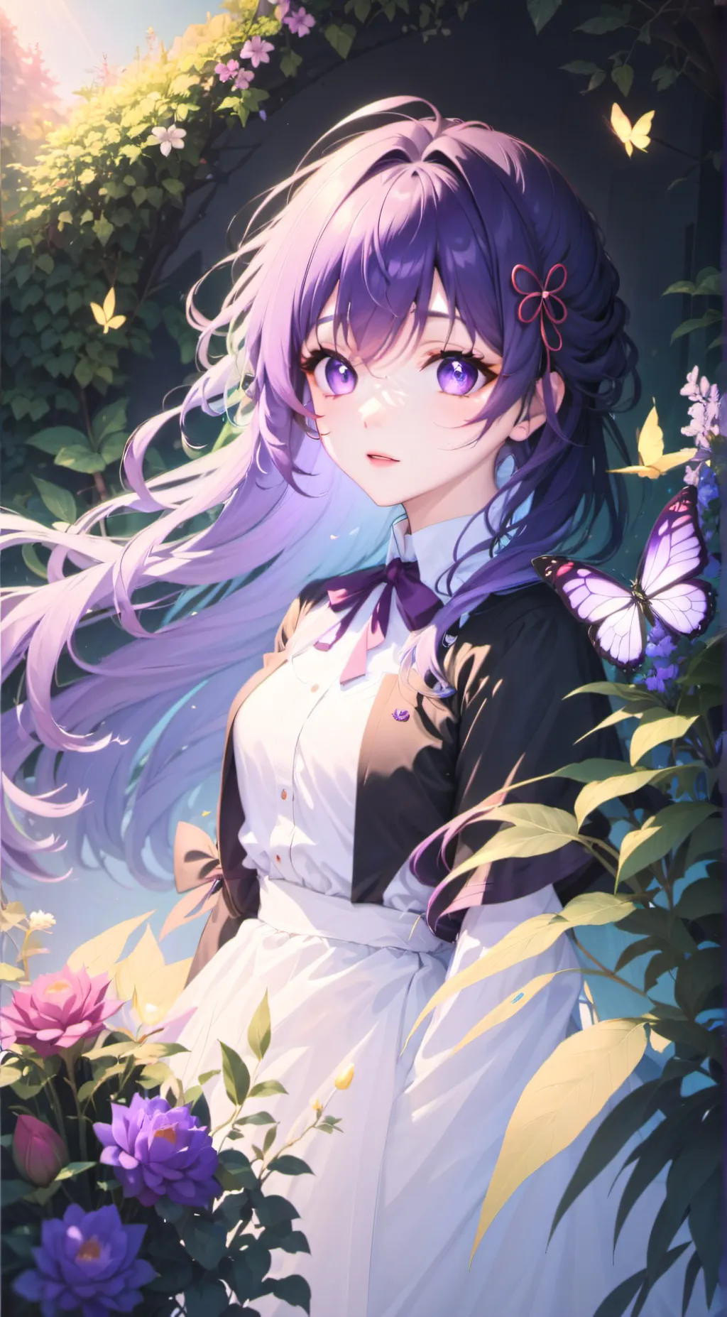 ai character: Rose background