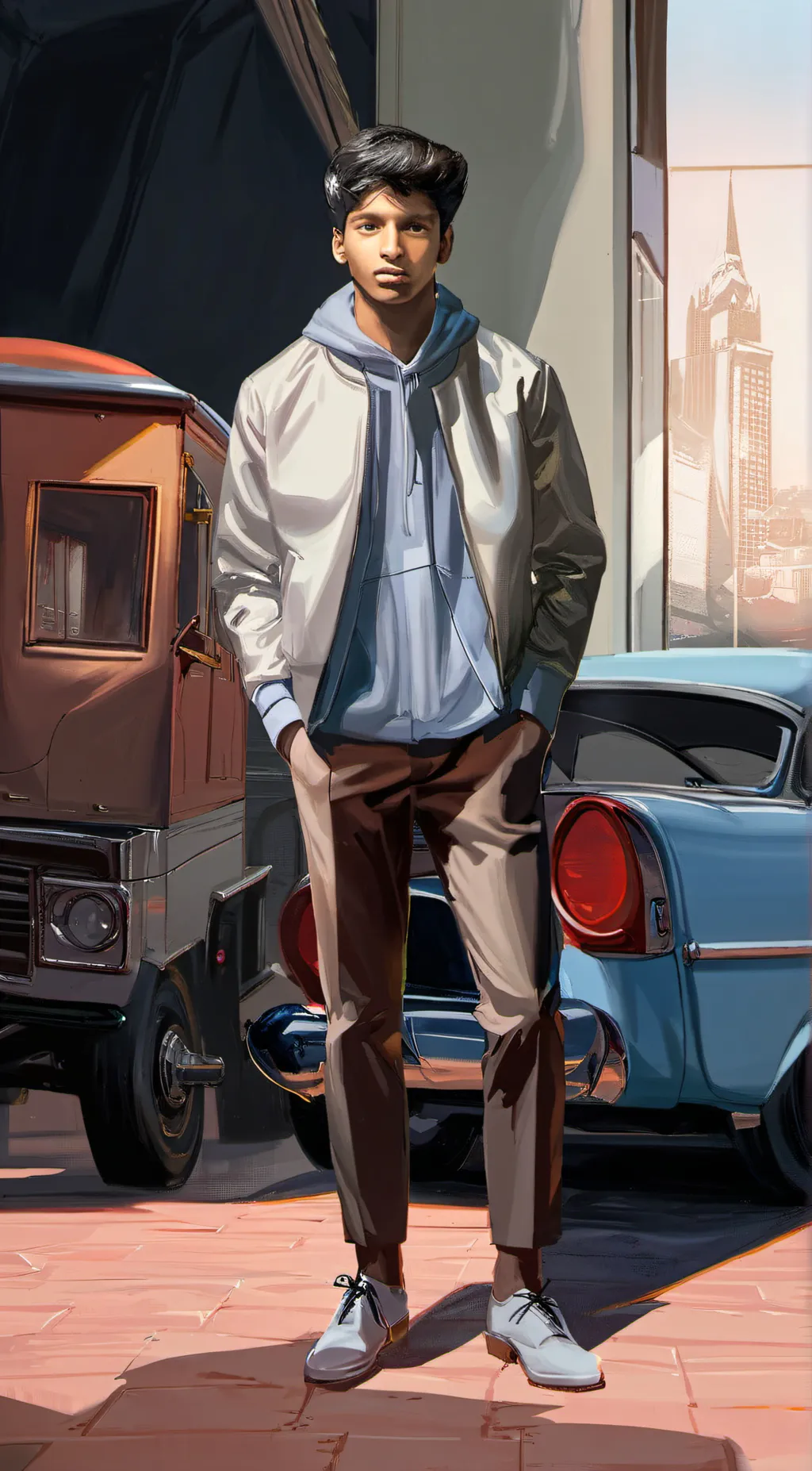 ai character: Sahaj Raj background