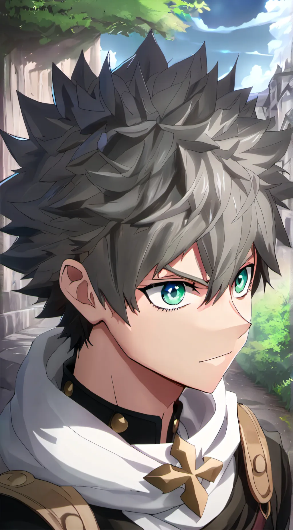 ai character: adult asta background