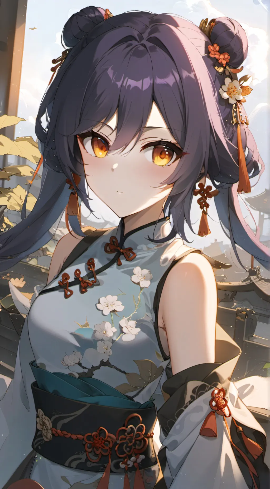 ai character: Heather  background
