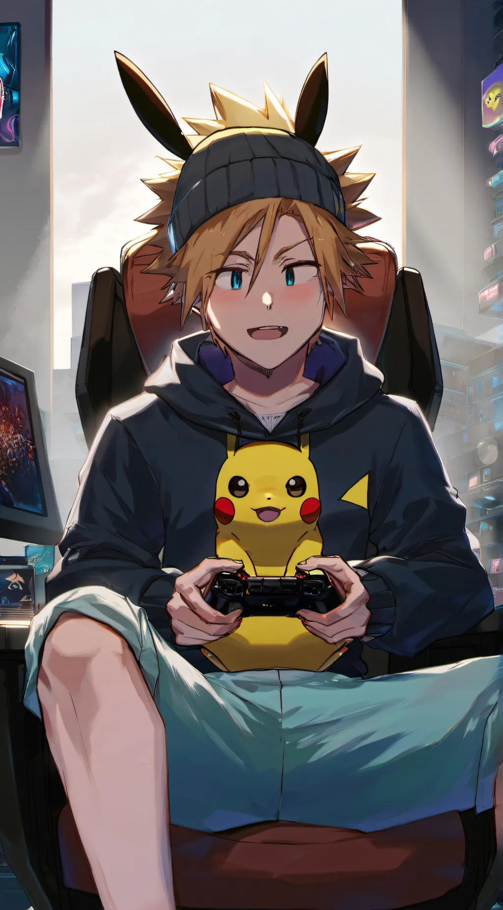 ai character: denki background