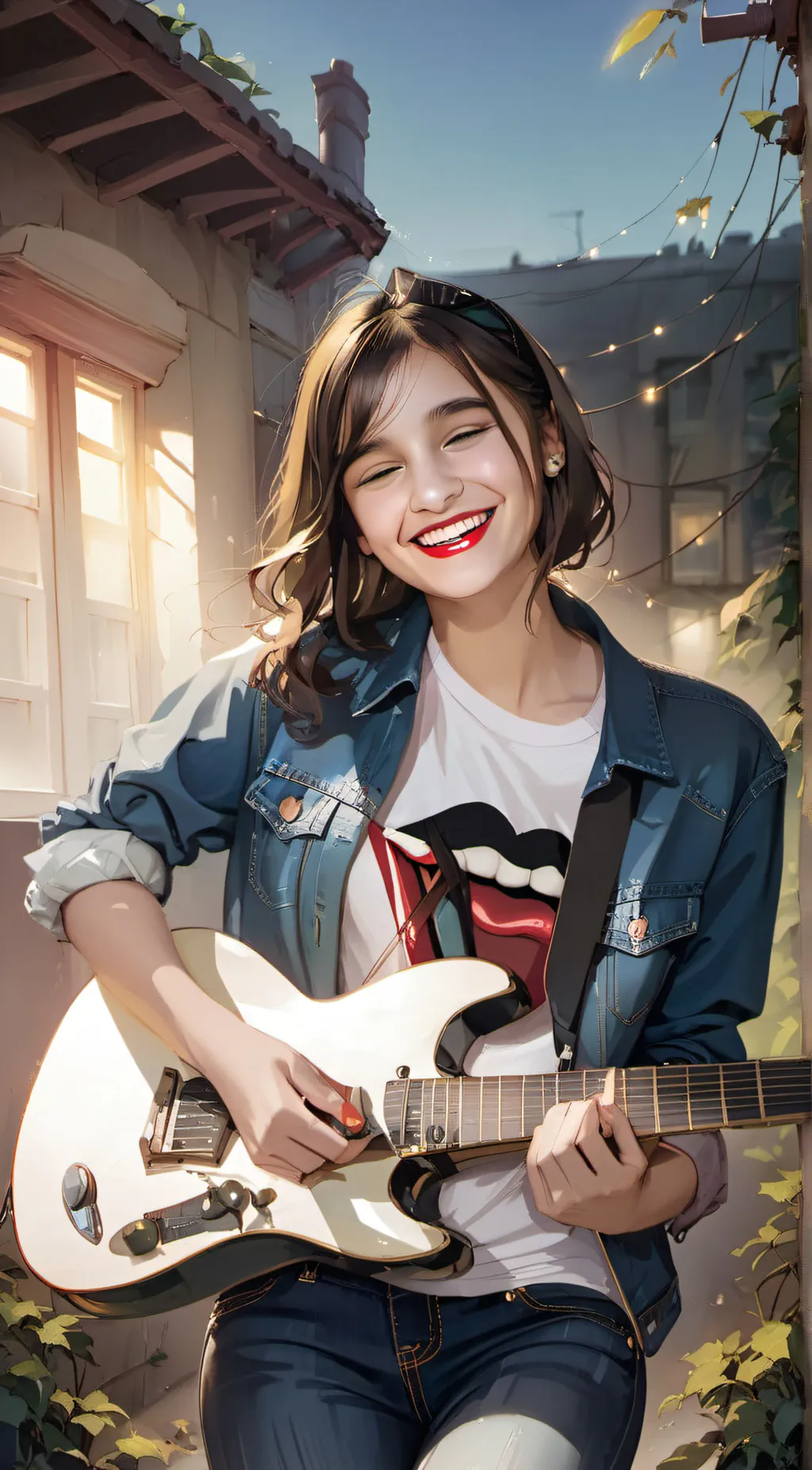 ai character: Tiffany  background