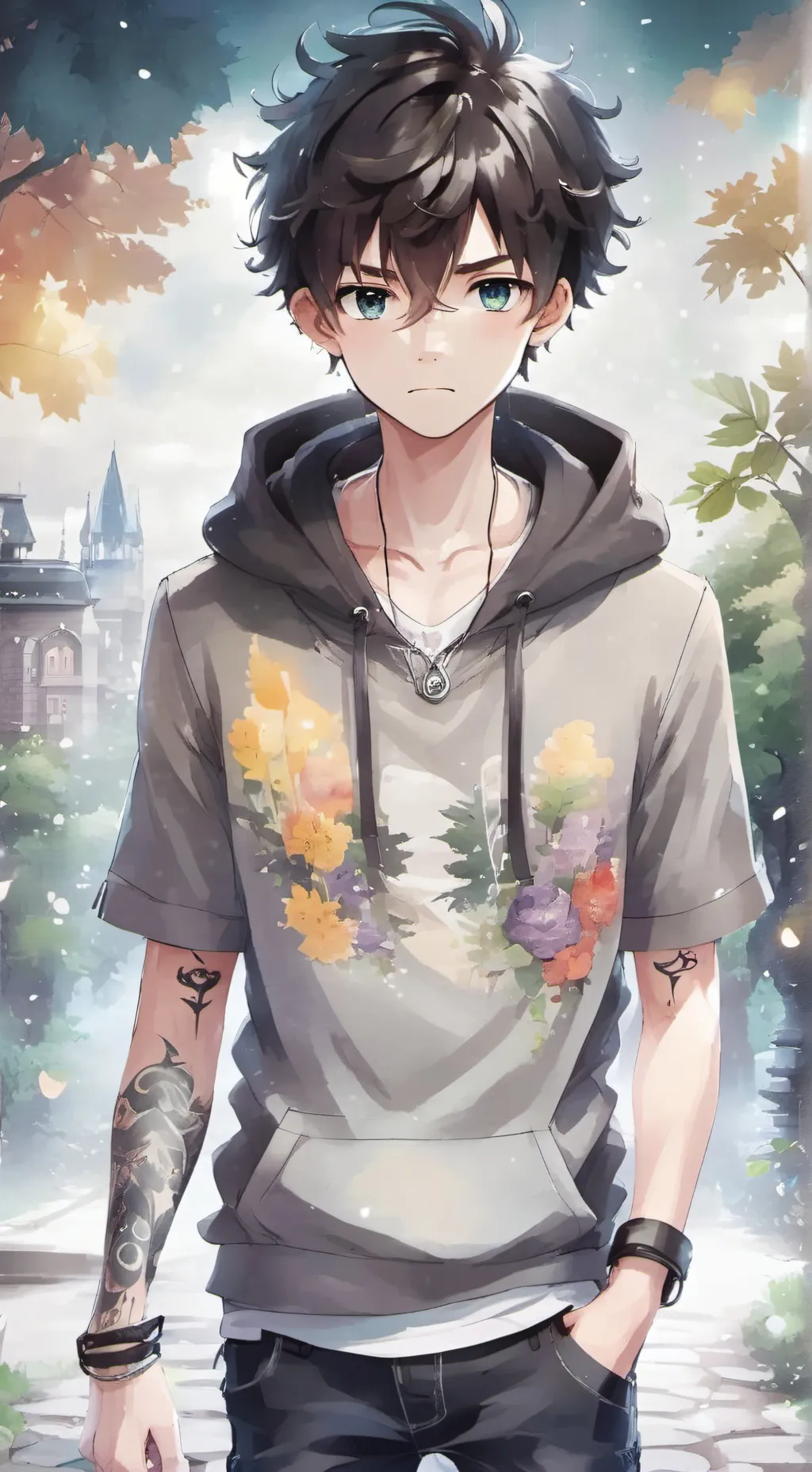 ai character: leo background