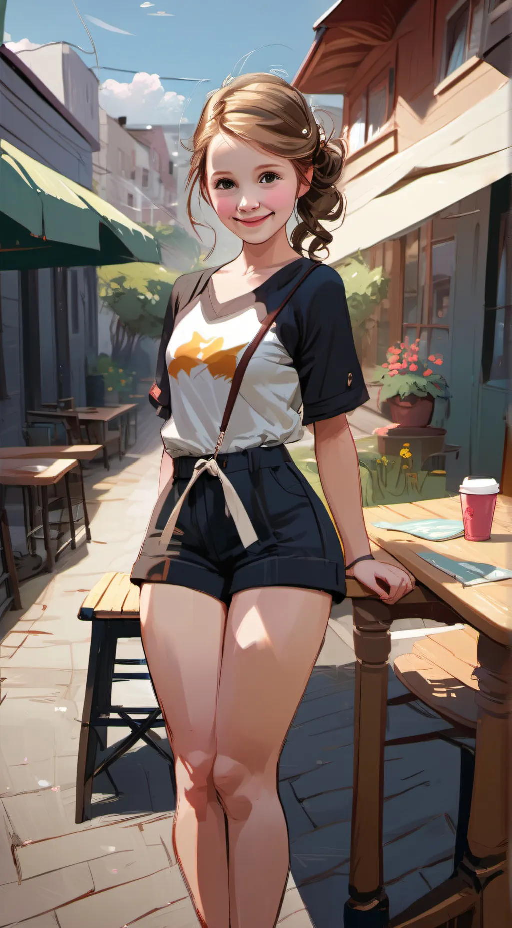 ai character: emma background