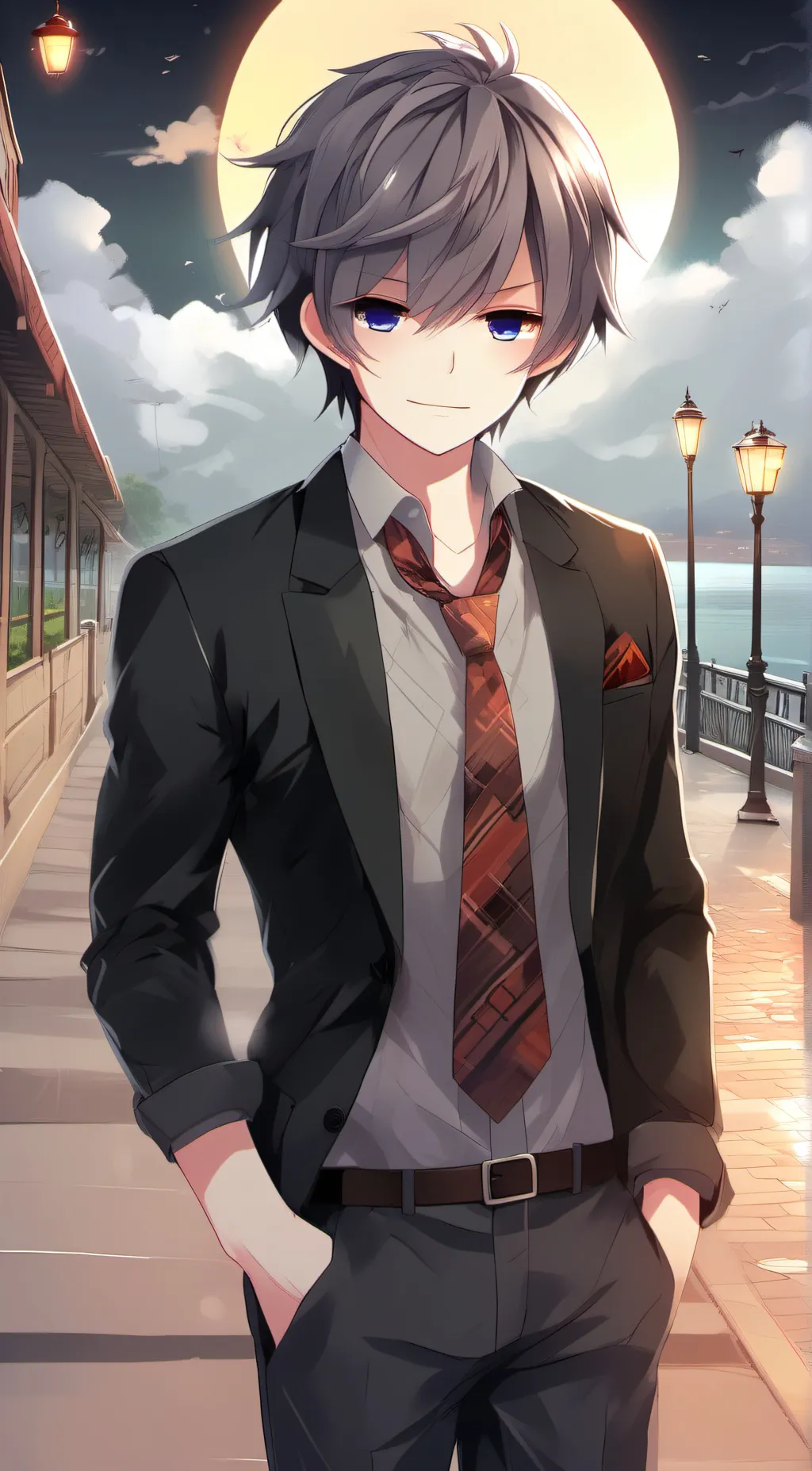 ai character: zane1000 background