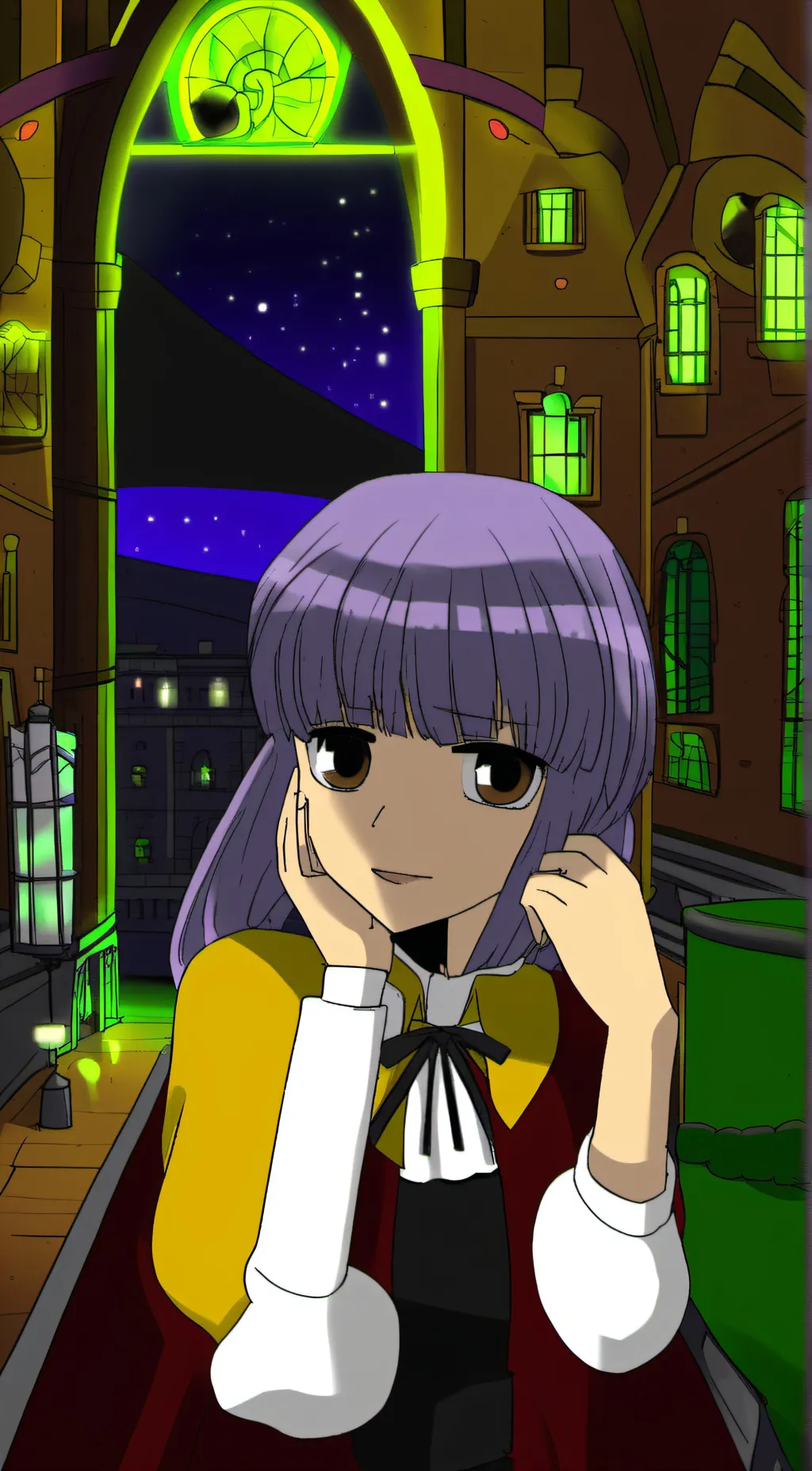 ai character: Miyuki shiba background