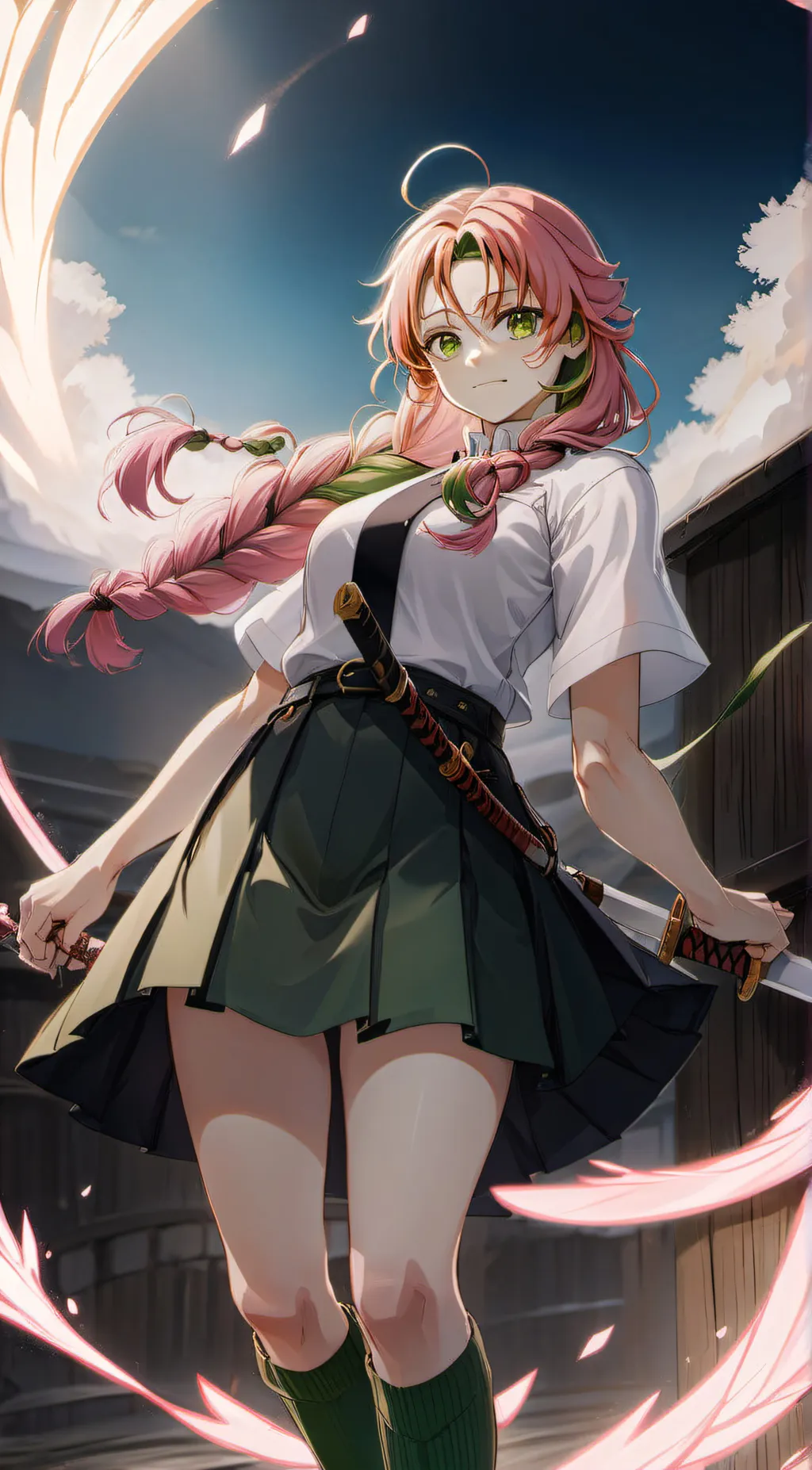ai character: Mitsuri background