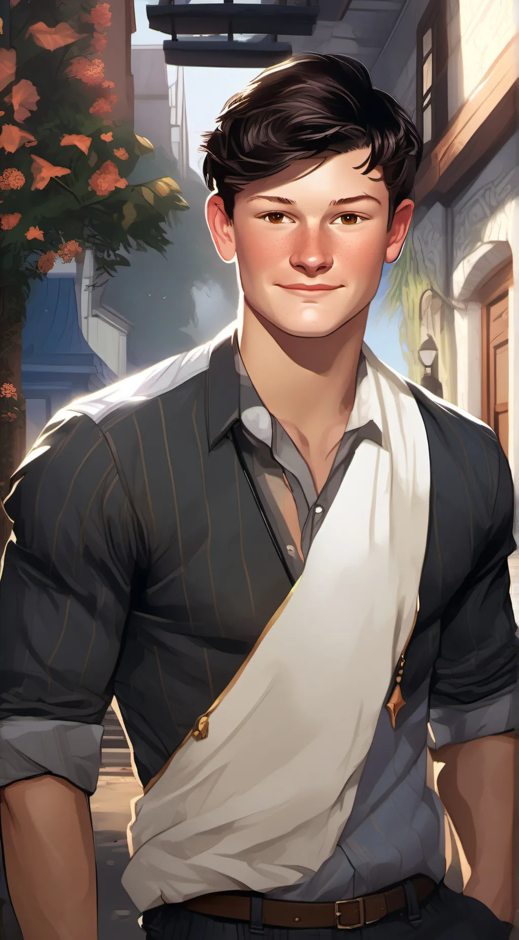 ai character: logan hoyes background