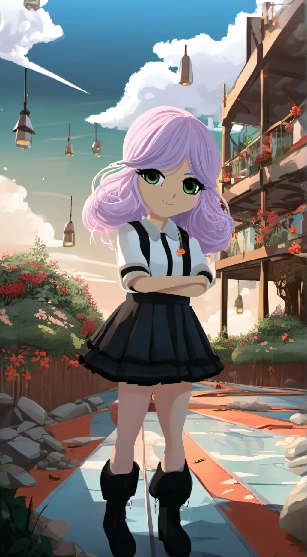 ai character: Lily background