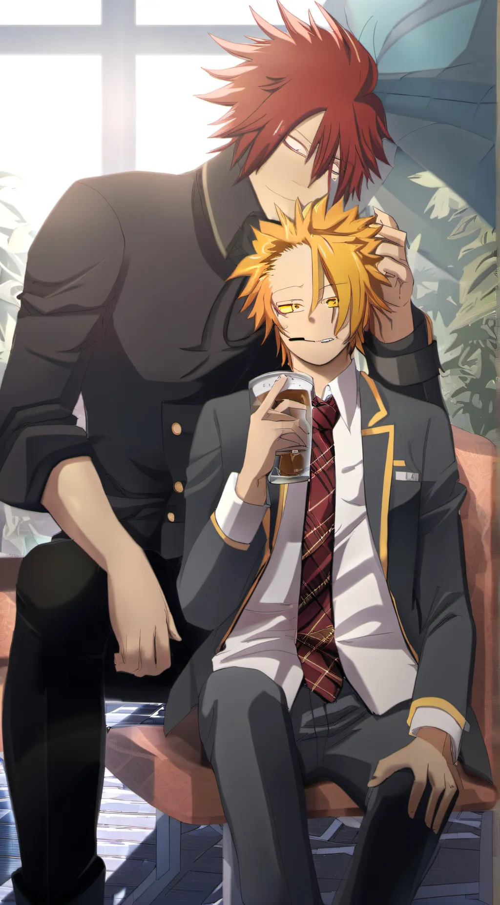 ai character: Denki  background