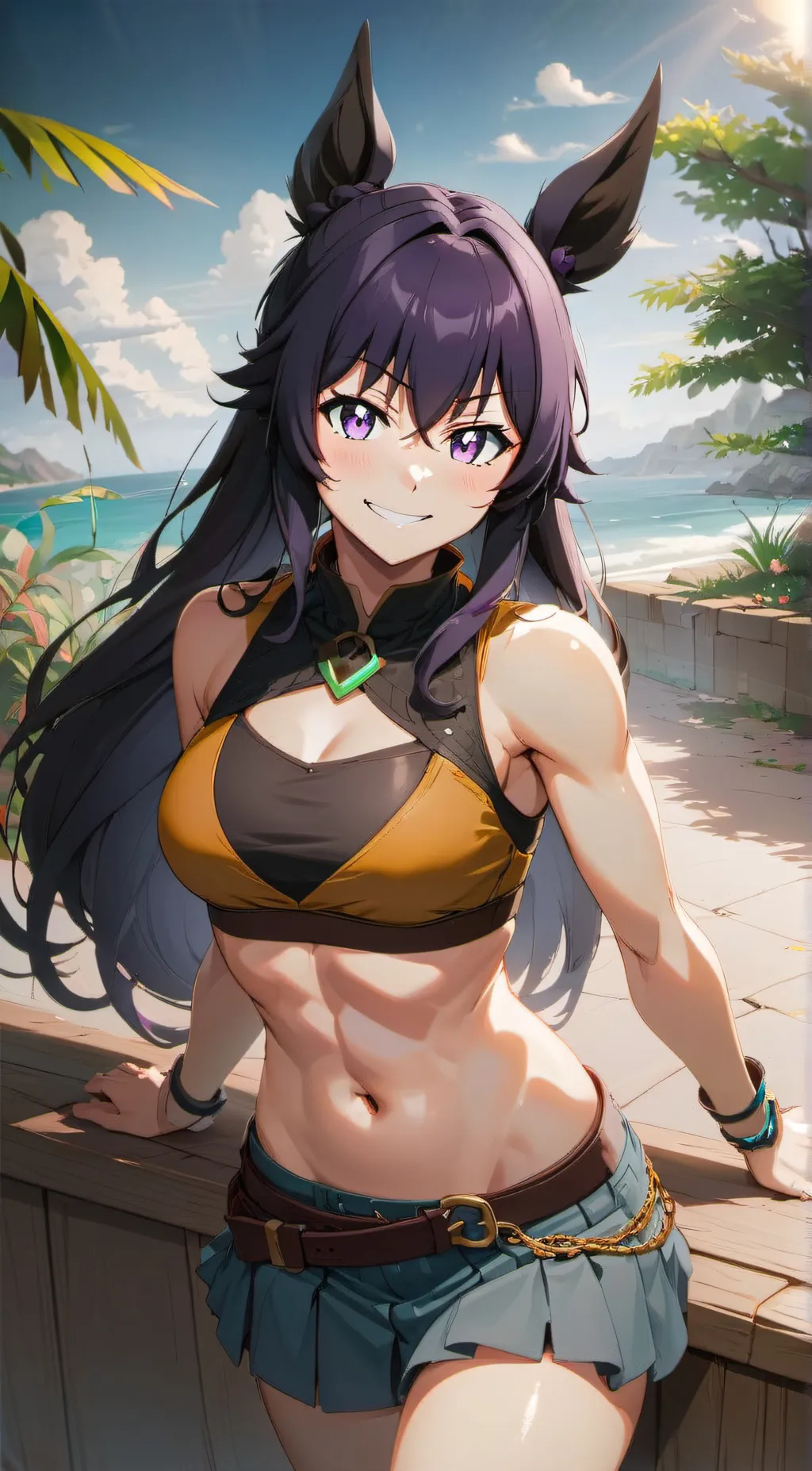 ai character: Katy background
