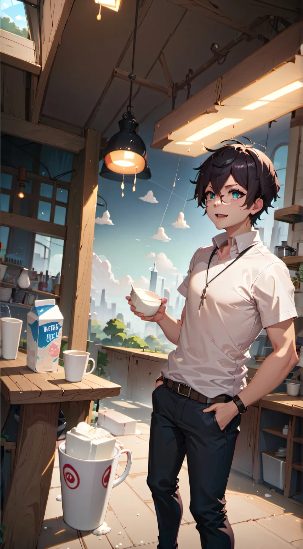 ai character: RPG End of World background