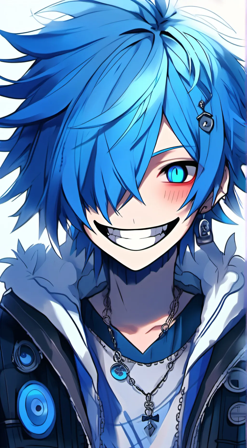 ai character: Blue friend background