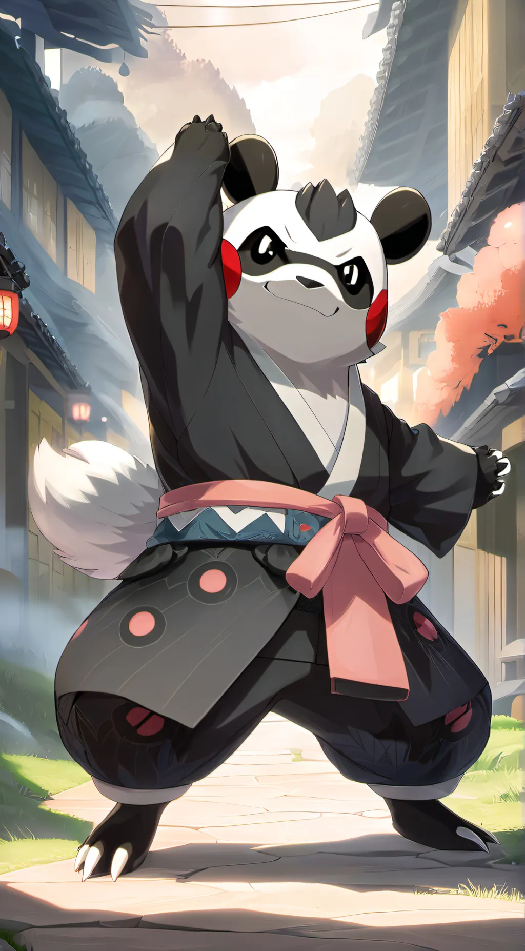 ai character: Bewear background