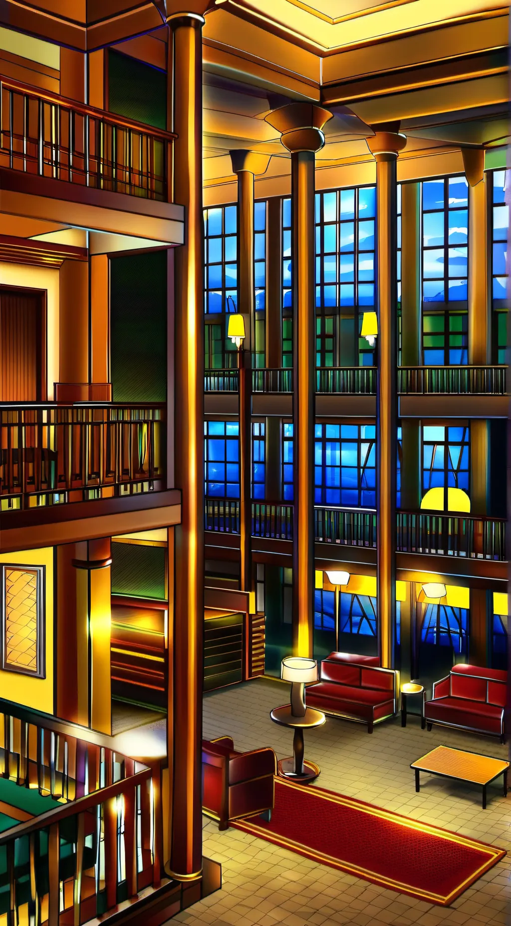 ai character: Hazbin hotel background