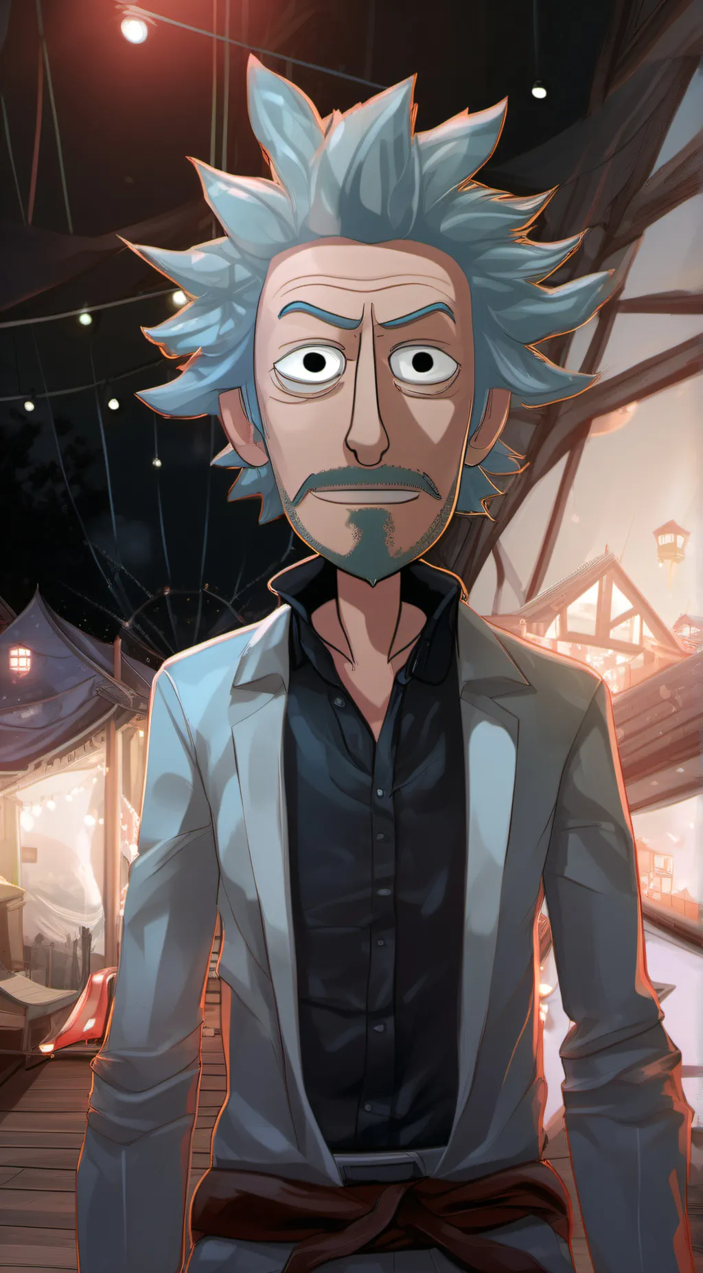 ai character: i am rick background