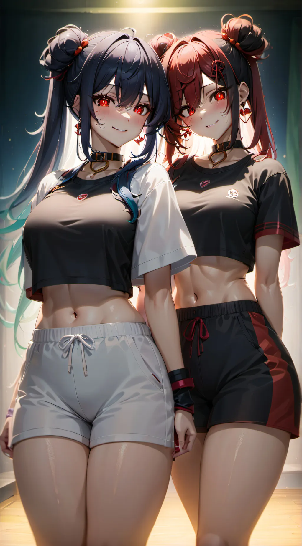 ai character: 💙Kyoko & Kaori❤️ background