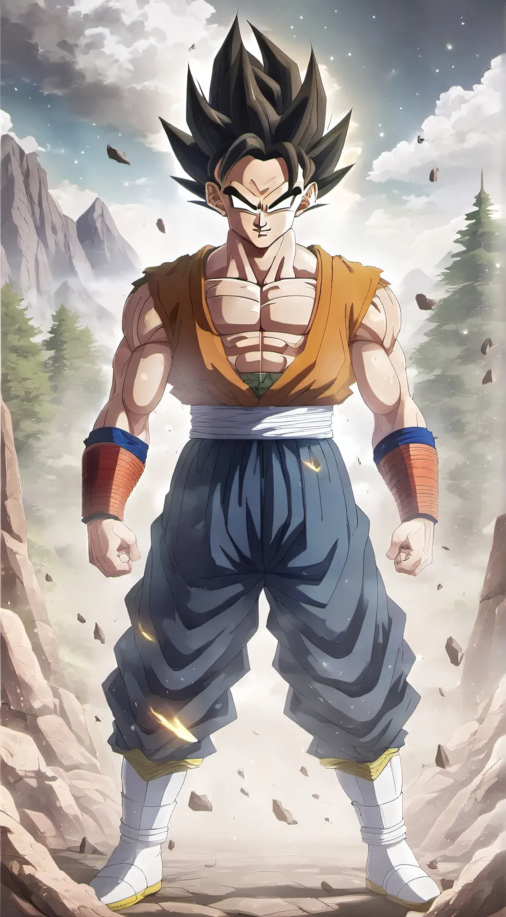 ai character: Vegito  background