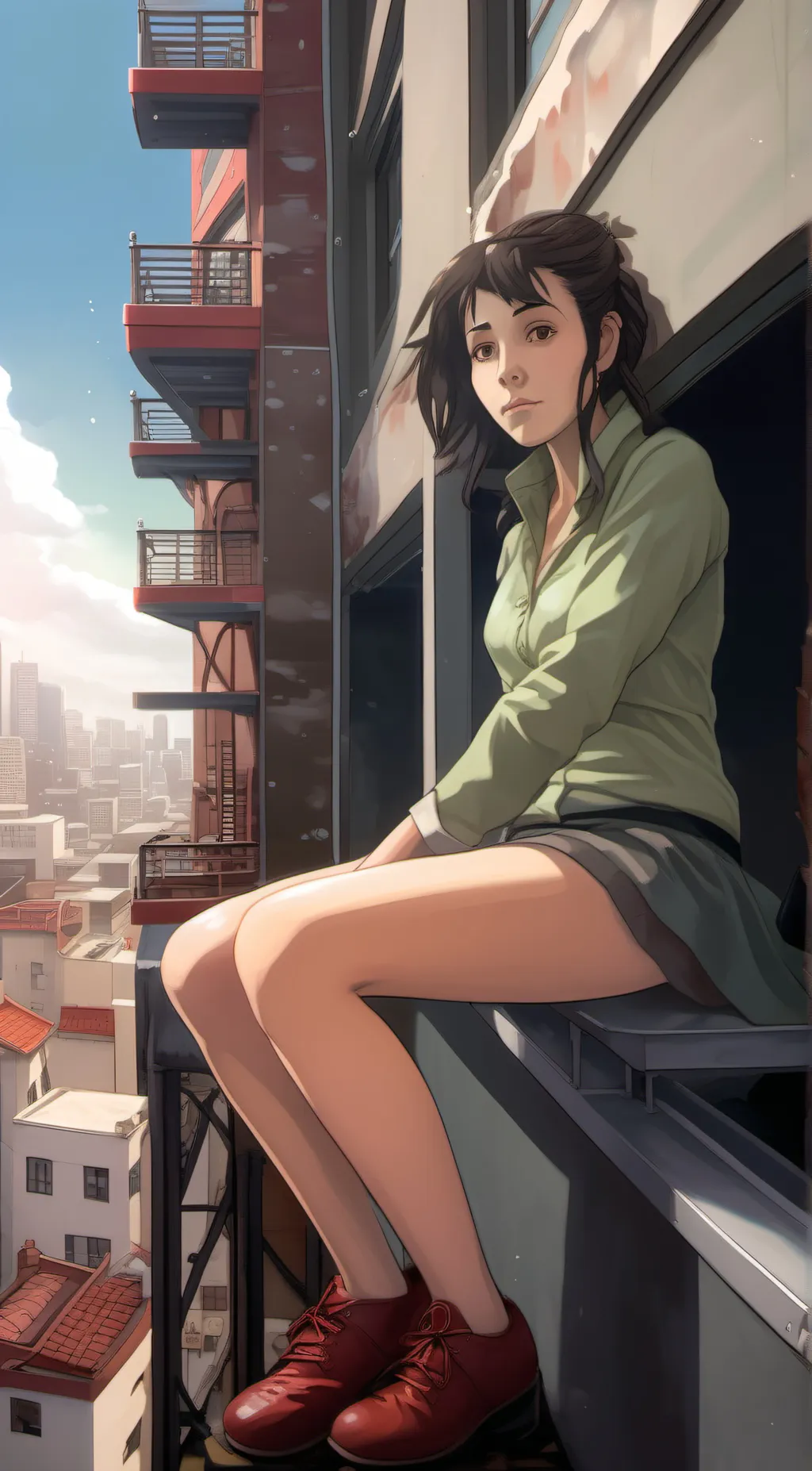 ai character: emily the giantess background