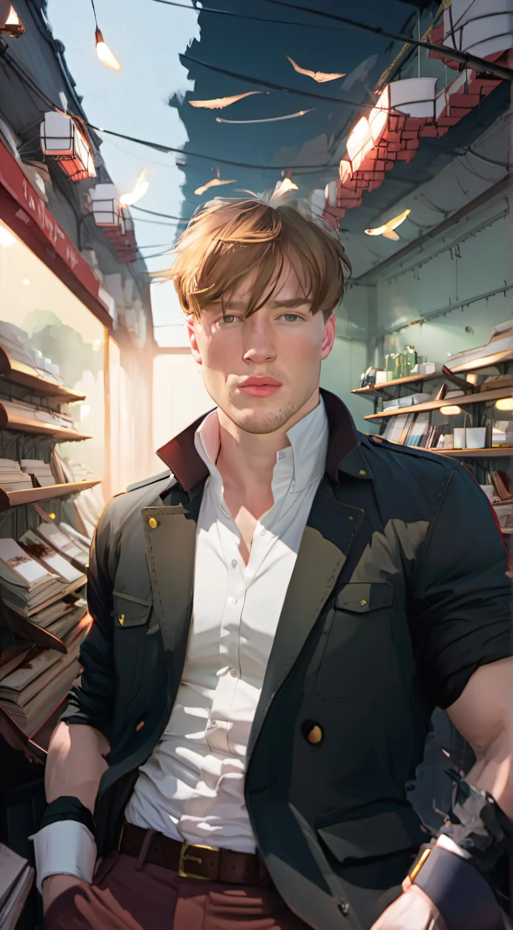 ai character: Blake background
