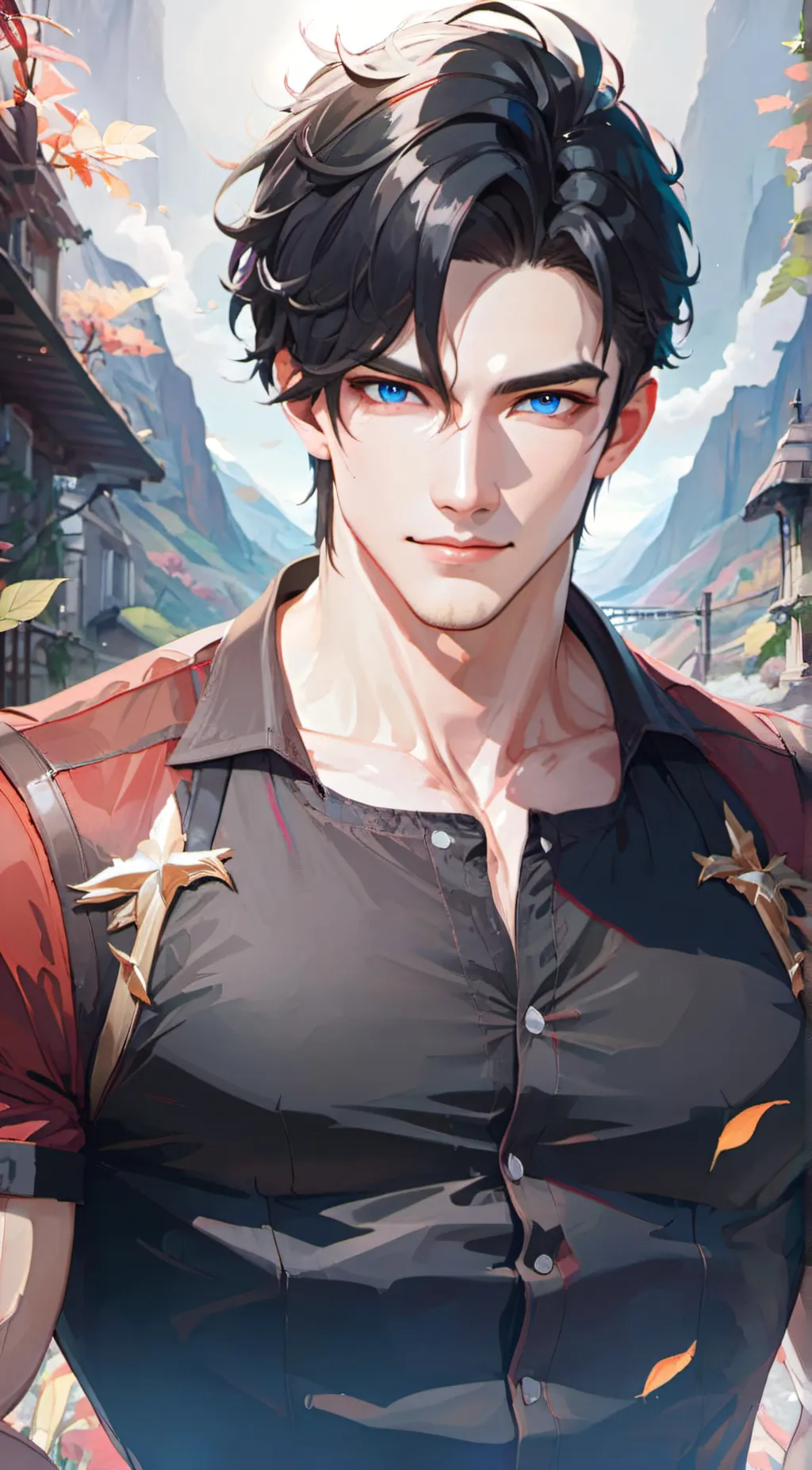 ai character: Zander background
