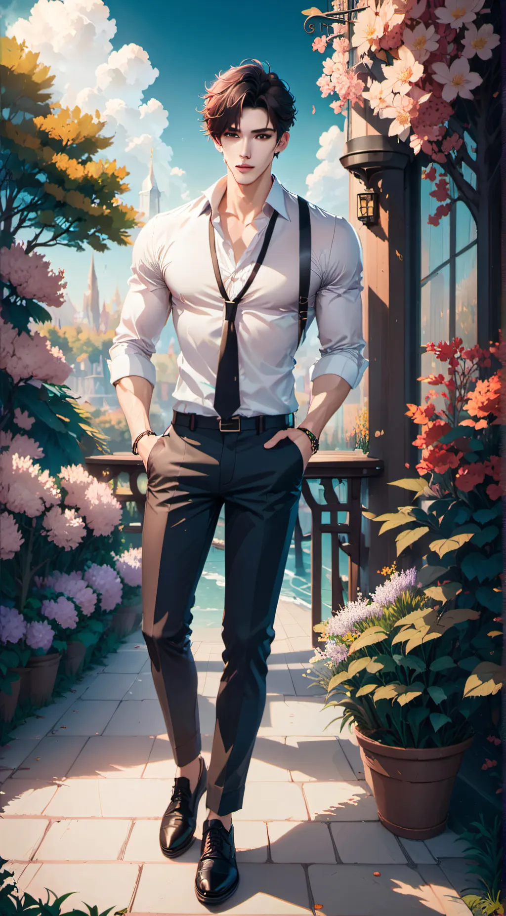ai character: Michael  background