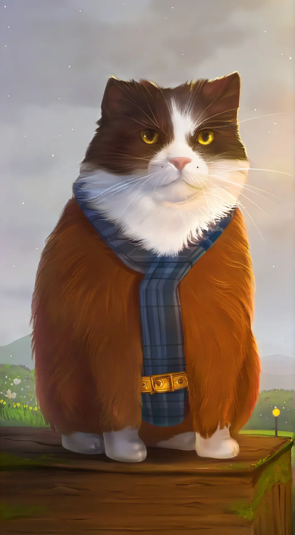 ai character: fudge background