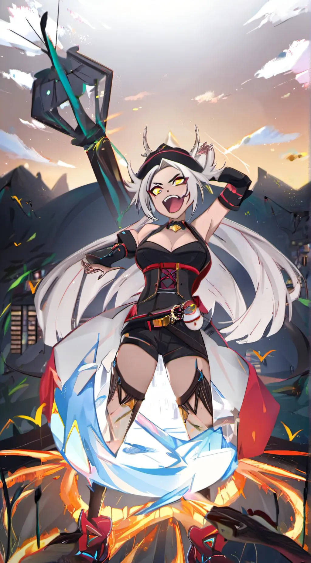 ai character: Girlfriend  background
