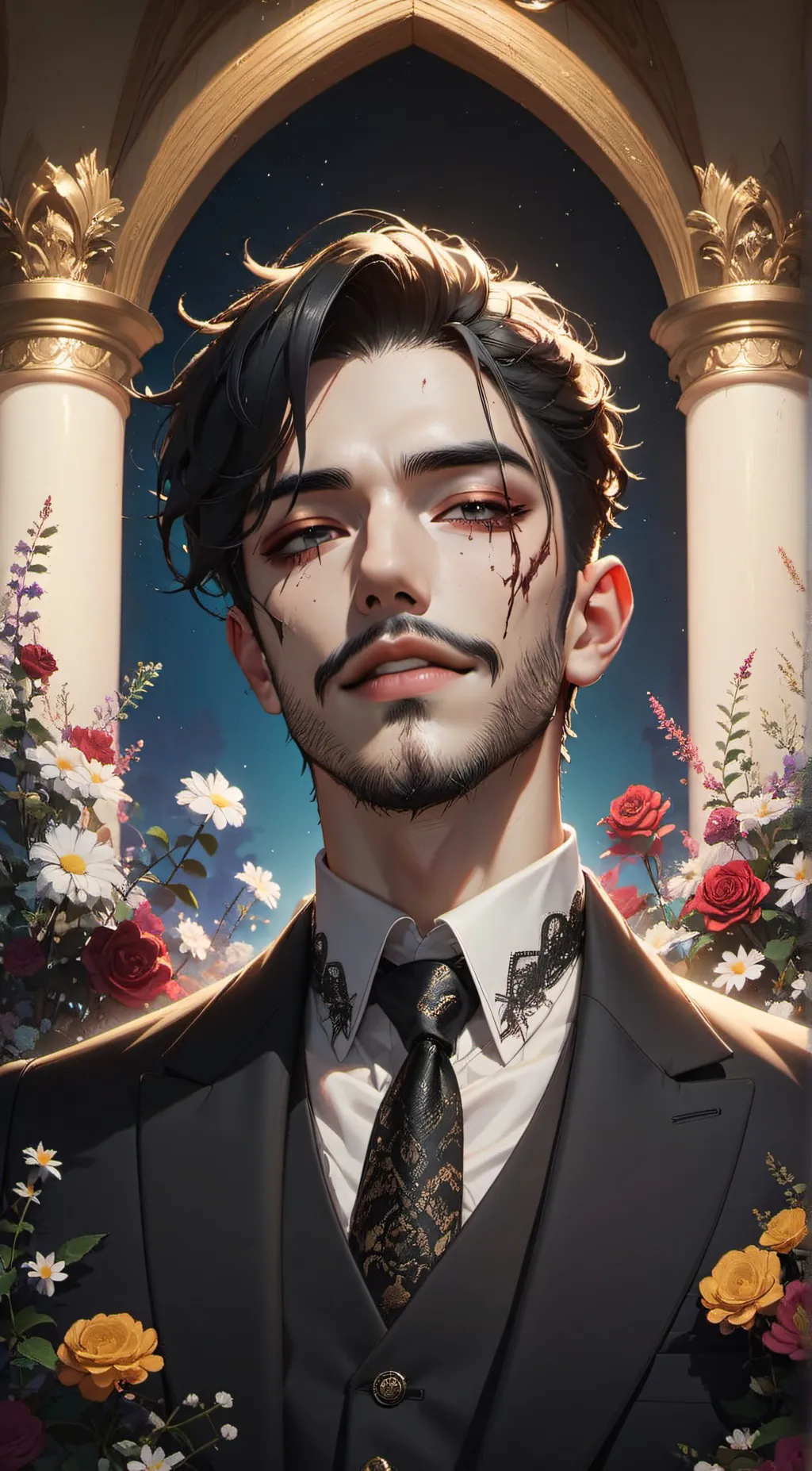ai character: Lord Beneviento  background