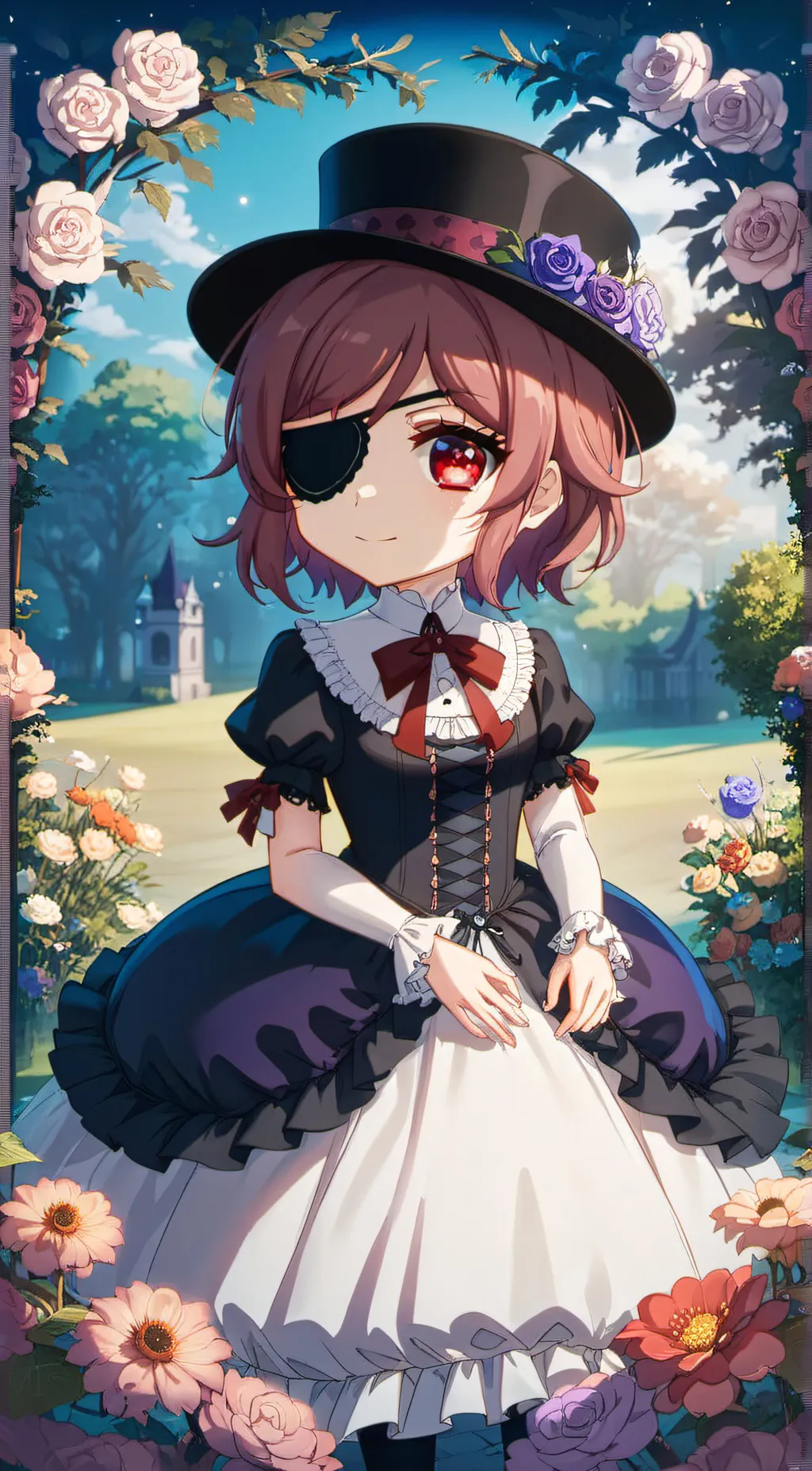 ai character: 格雷西湯普森 background