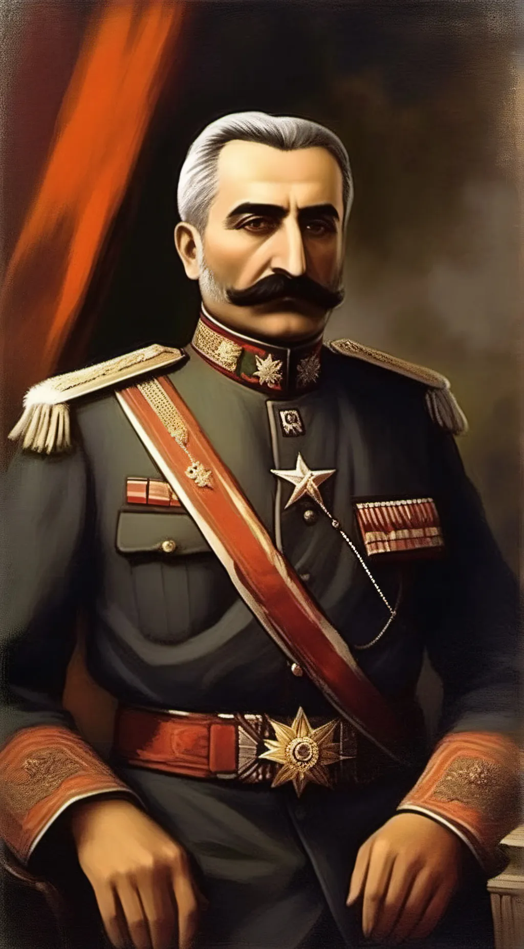ai character: Andranik Ozanian  background