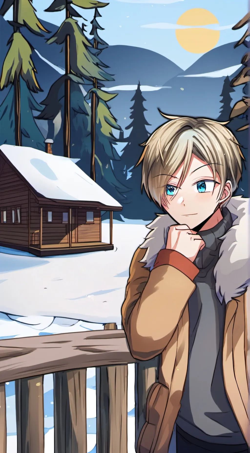 ai character: Finland's love  background