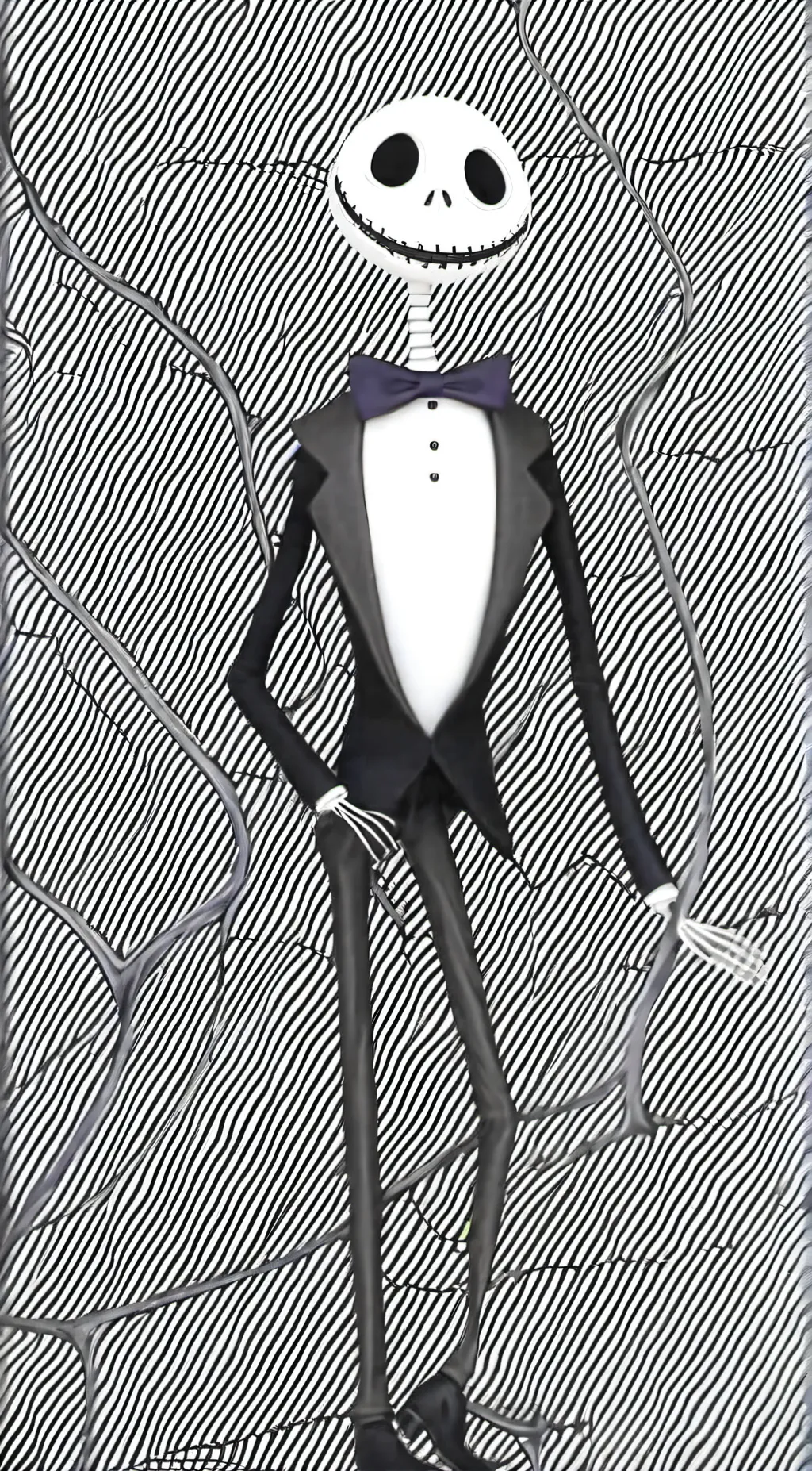 ai character: Jack skellington background