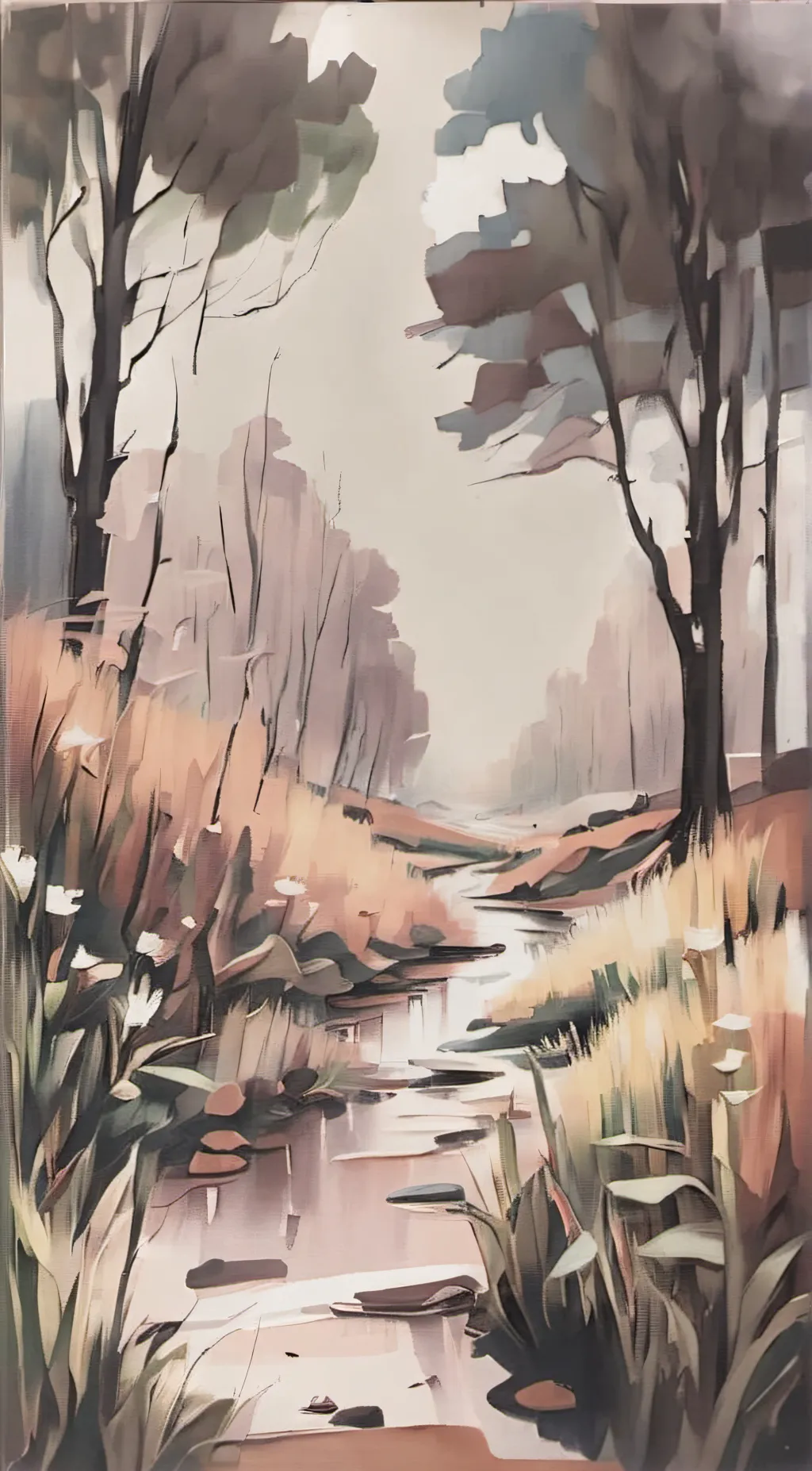 ai character: Grass background