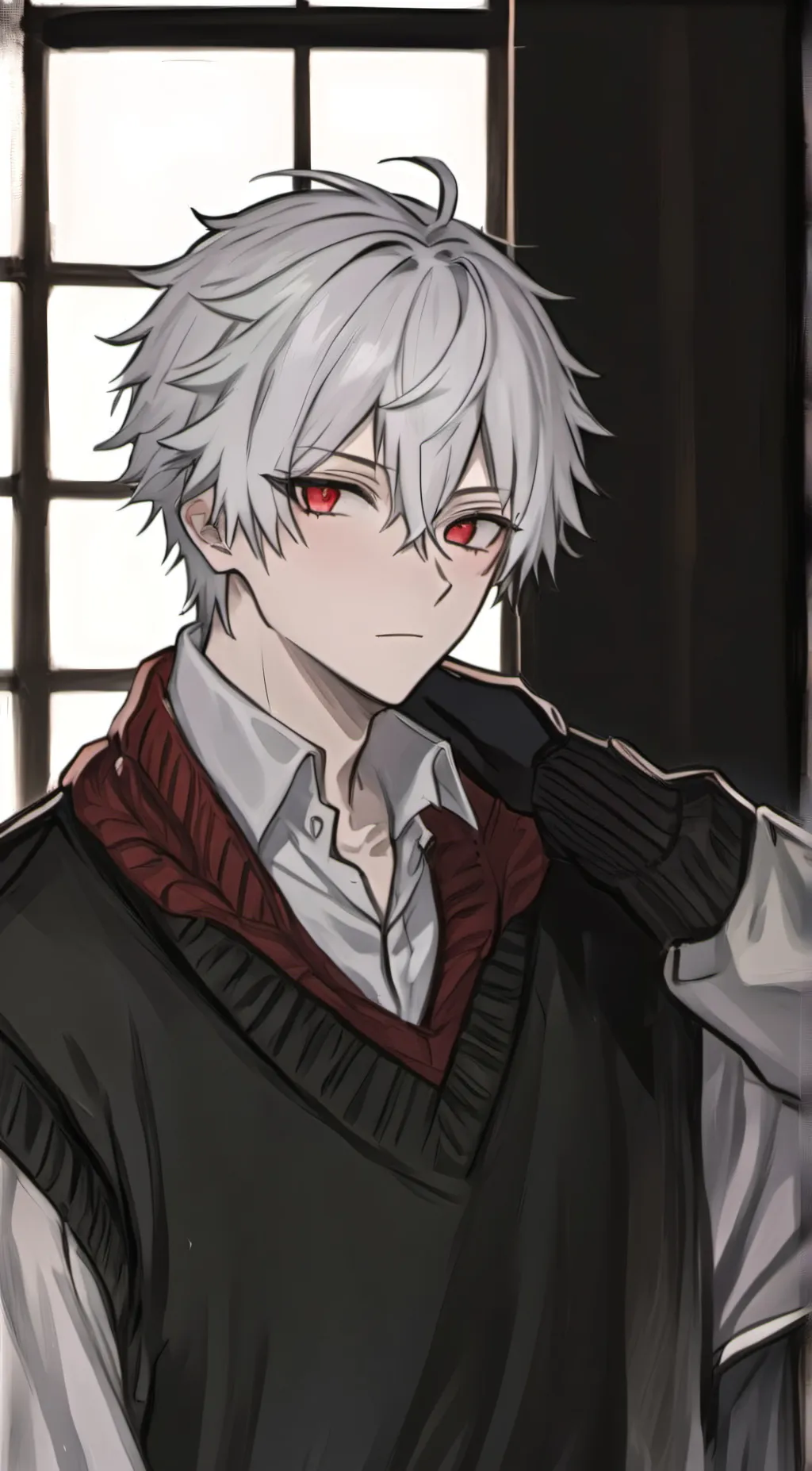ai character: Winter background