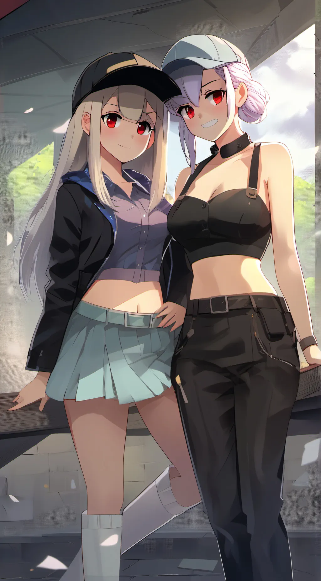ai character: Kassy&Chanel background