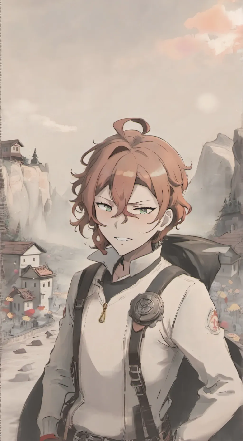 ai character: Chuuya bottom  background
